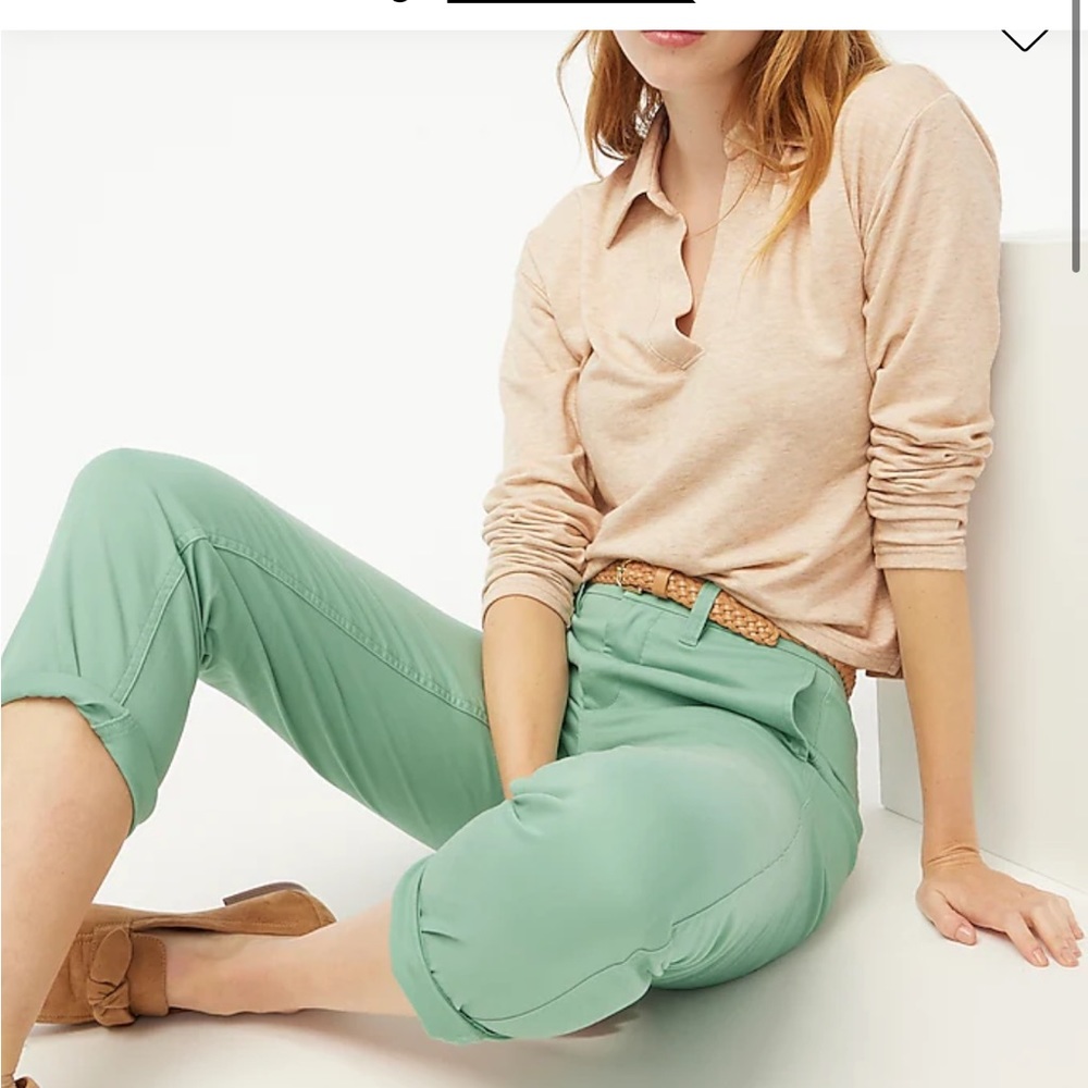 J CREW Soft terry polo shirt
